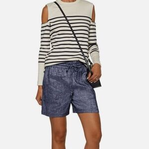 Theory Courtlandt Linen Shorts